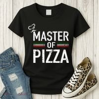 Master Of Pizza Italy Pizza Master Pizza Cooking Chef Women's T-Shirt thumb 3