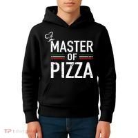 Master Of Pizza Italy Pizza Master Pizza Cooking Chef Kids Hoodie thumb 4