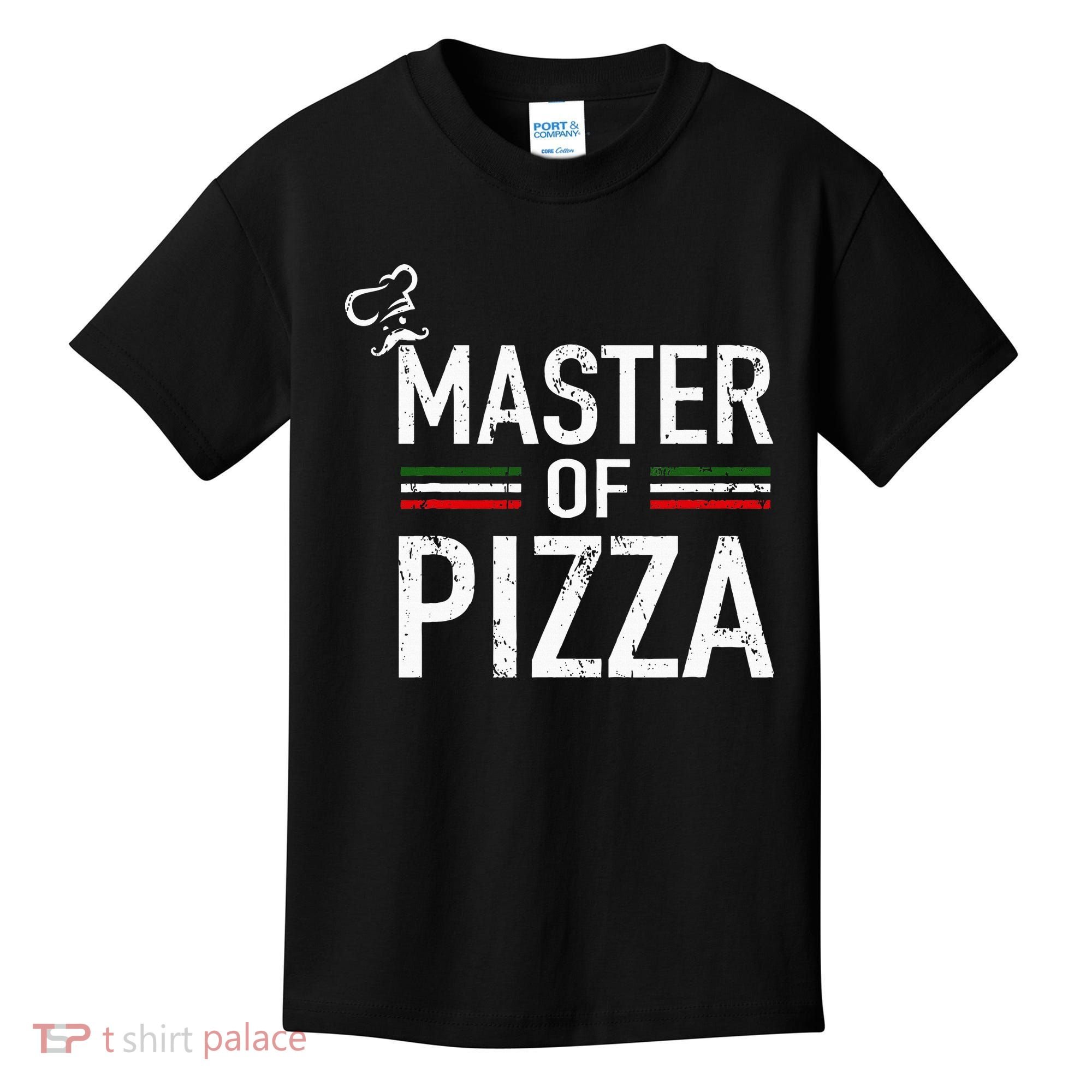 Master Of Pizza Italy Pizza Master Pizza Cooking Chef Kids T-Shirt
