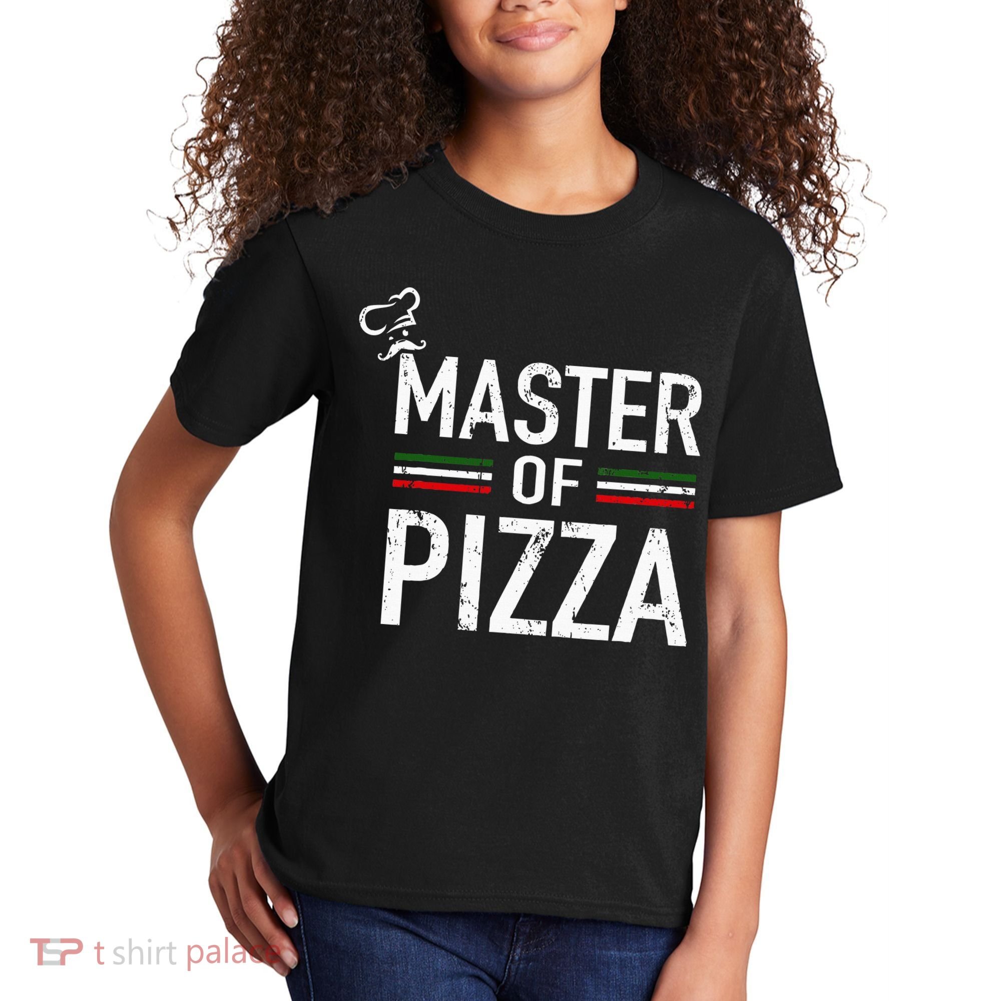 Master Of Pizza Italy Pizza Master Pizza Cooking Chef Kids T-Shirt