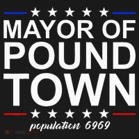 Mayor Of Pound Town Funny Adult Humor Pound Town Women's Tank Top thumb 5