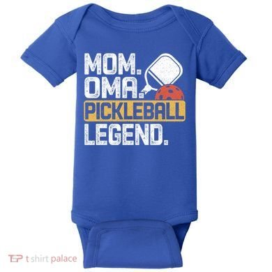 Mom Oma Pickleball Legend Vintage Gift Baby Bodysuit