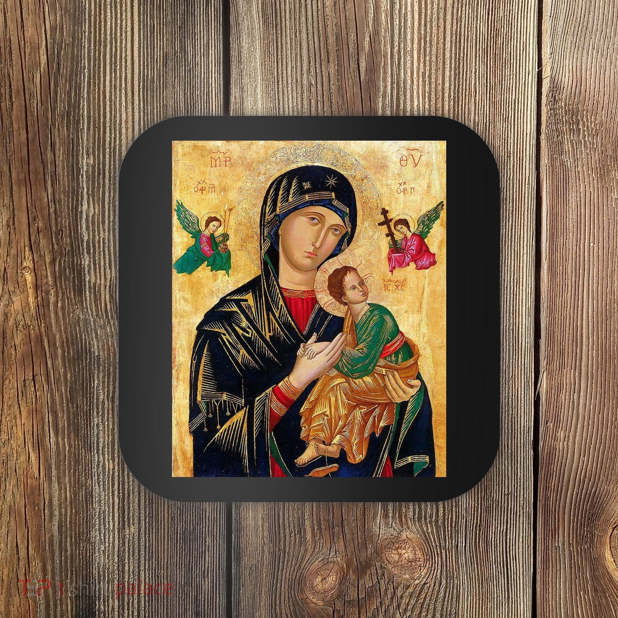 Mother Of Perpetual Help Coaster
