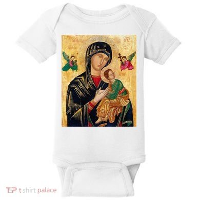 Mother Of Perpetual Help Baby Bodysuit