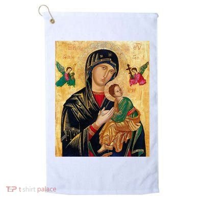 Mother Of Perpetual Help Golf Towel