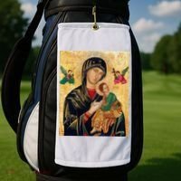 Mother Of Perpetual Help Golf Towel thumb 2