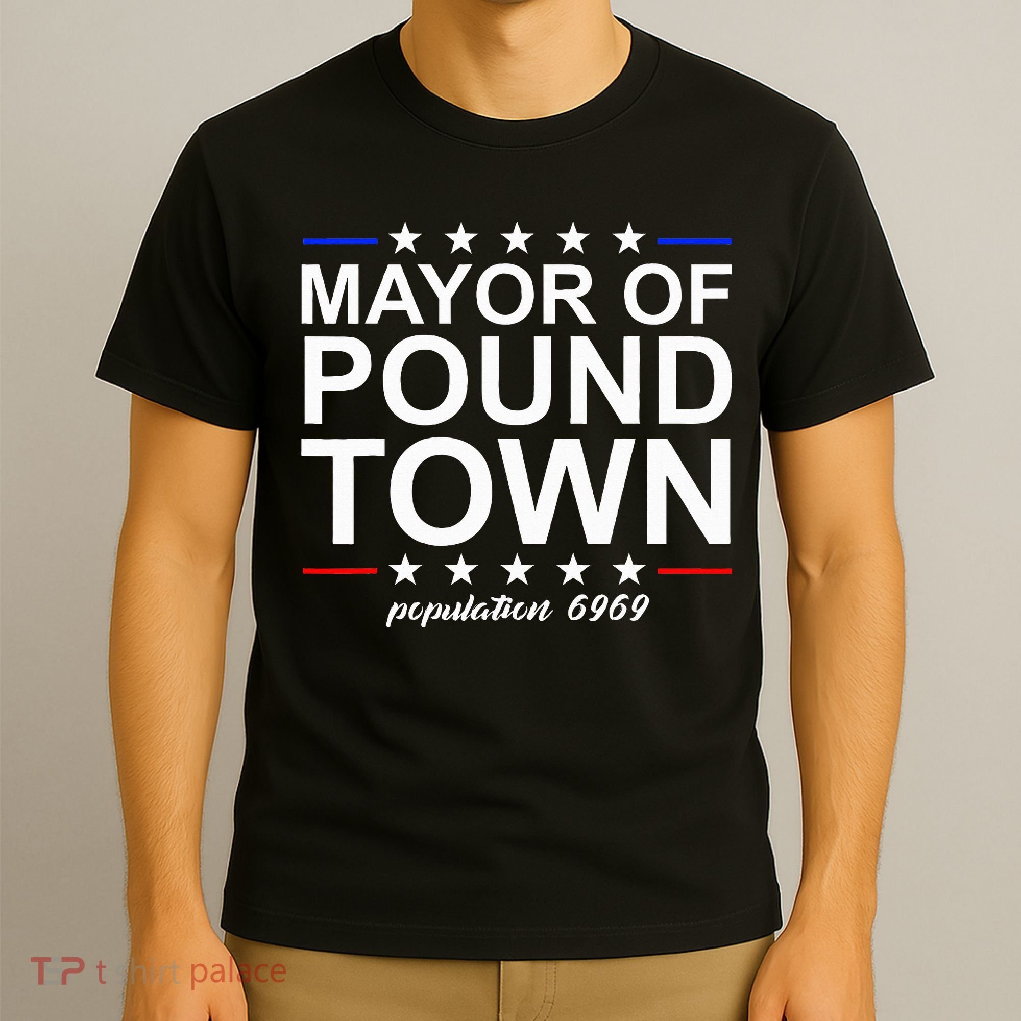 Mayor Of Pound Town Funny Adult Humor Pound Town T-Shirt