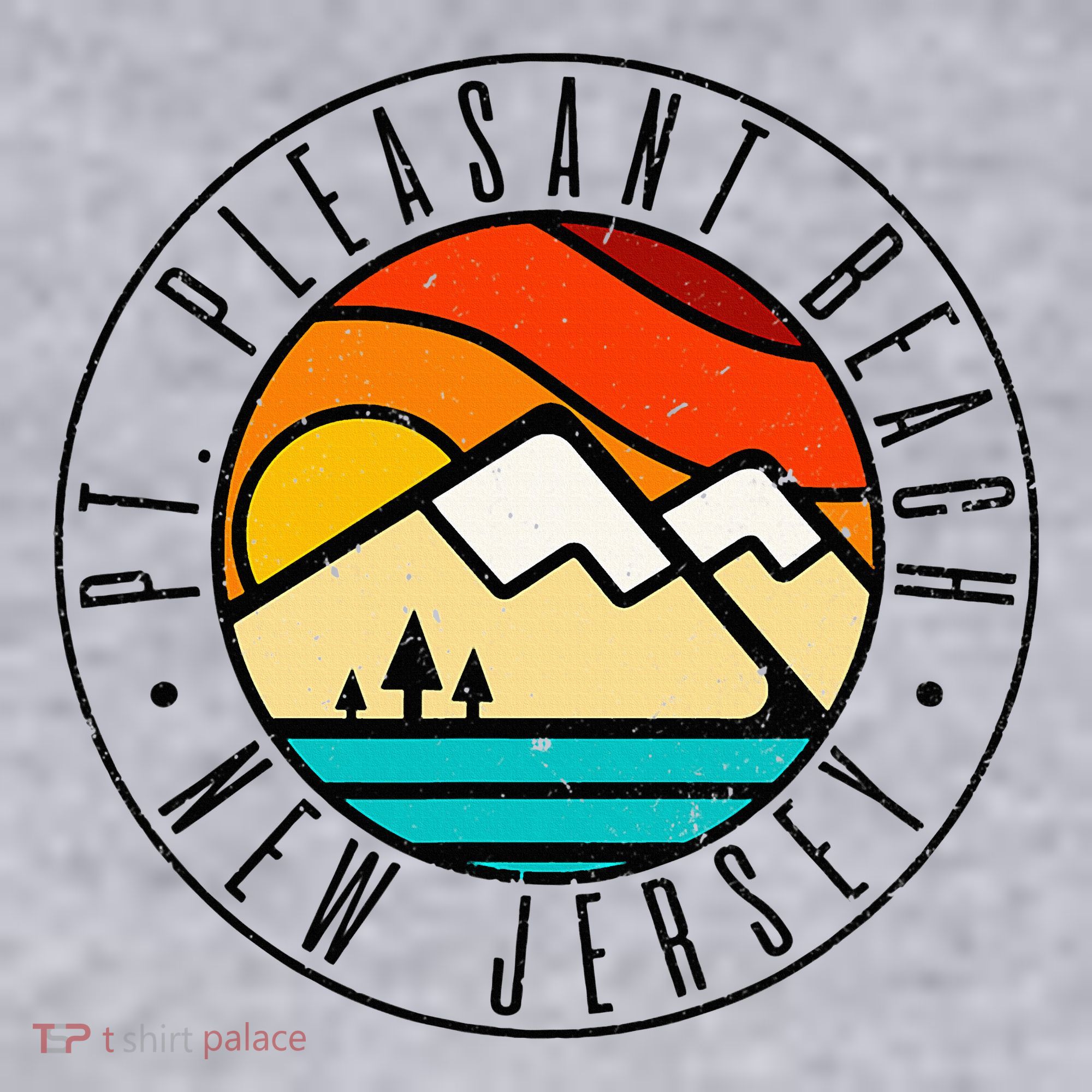 Minimalist Outdoors Pt. Pleasant Beach Point New Jersey Nj Women's Sweatshirt