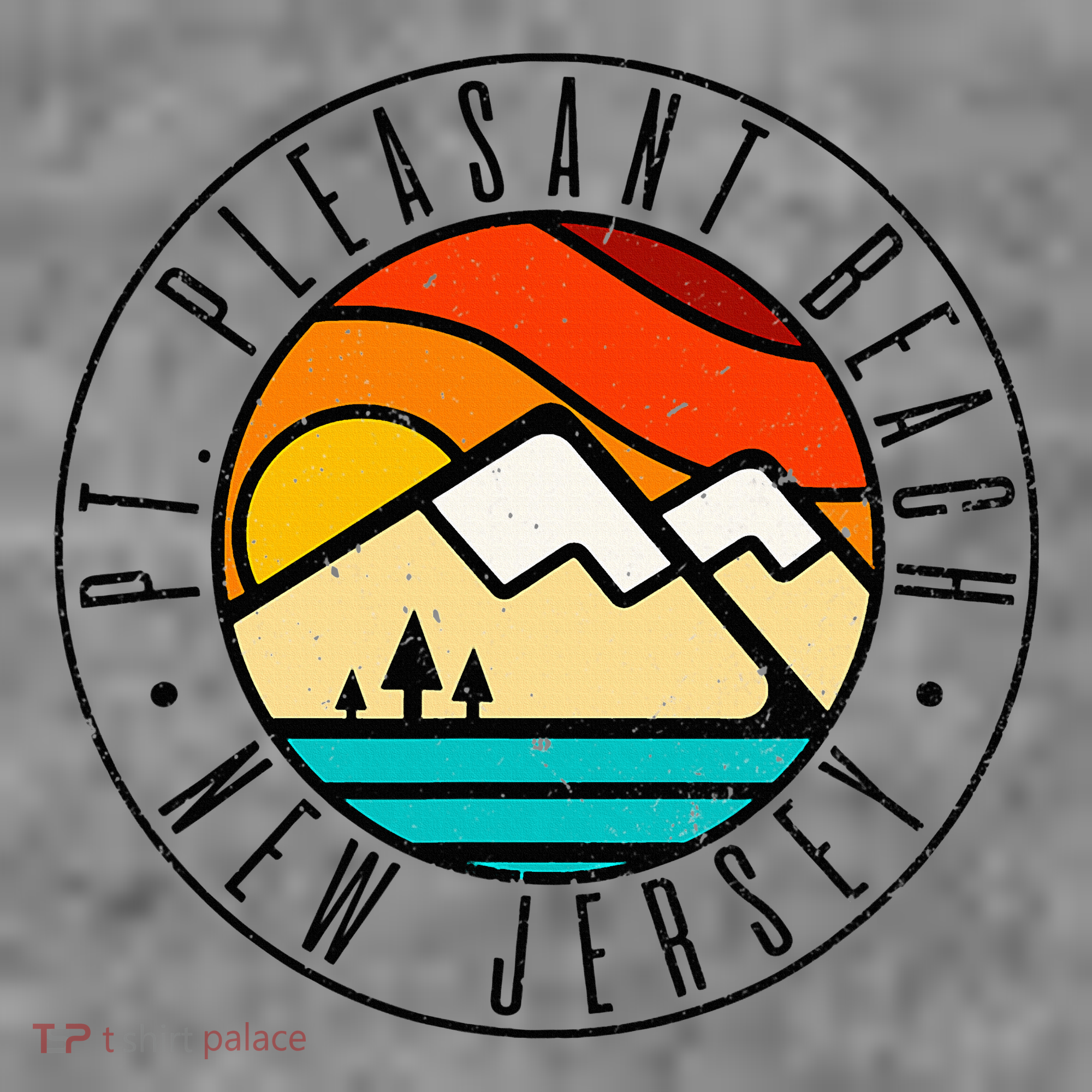 Minimalist Outdoors Pt. Pleasant Beach Point New Jersey Nj Toddler Hoodie