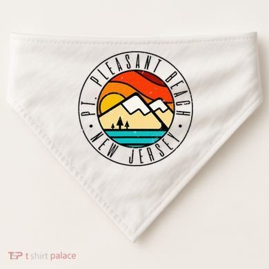 Minimalist Outdoors Pt. Pleasant Beach Point New Jersey Nj USA-Made Doggie Bandana