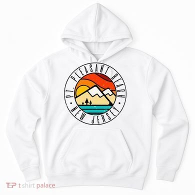 Minimalist Outdoors Pt. Pleasant Beach Point New Jersey Nj Hoodie