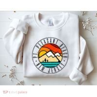 Minimalist Outdoors Pt. Pleasant Beach Point New Jersey Nj Sweatshirt thumb 2