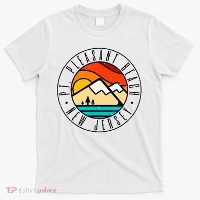 Minimalist Outdoors Pt. Pleasant Beach Point New Jersey Nj T-Shirt