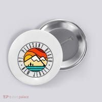 Minimalist Outdoors Pt. Pleasant Beach Point New Jersey Nj Button thumb 0