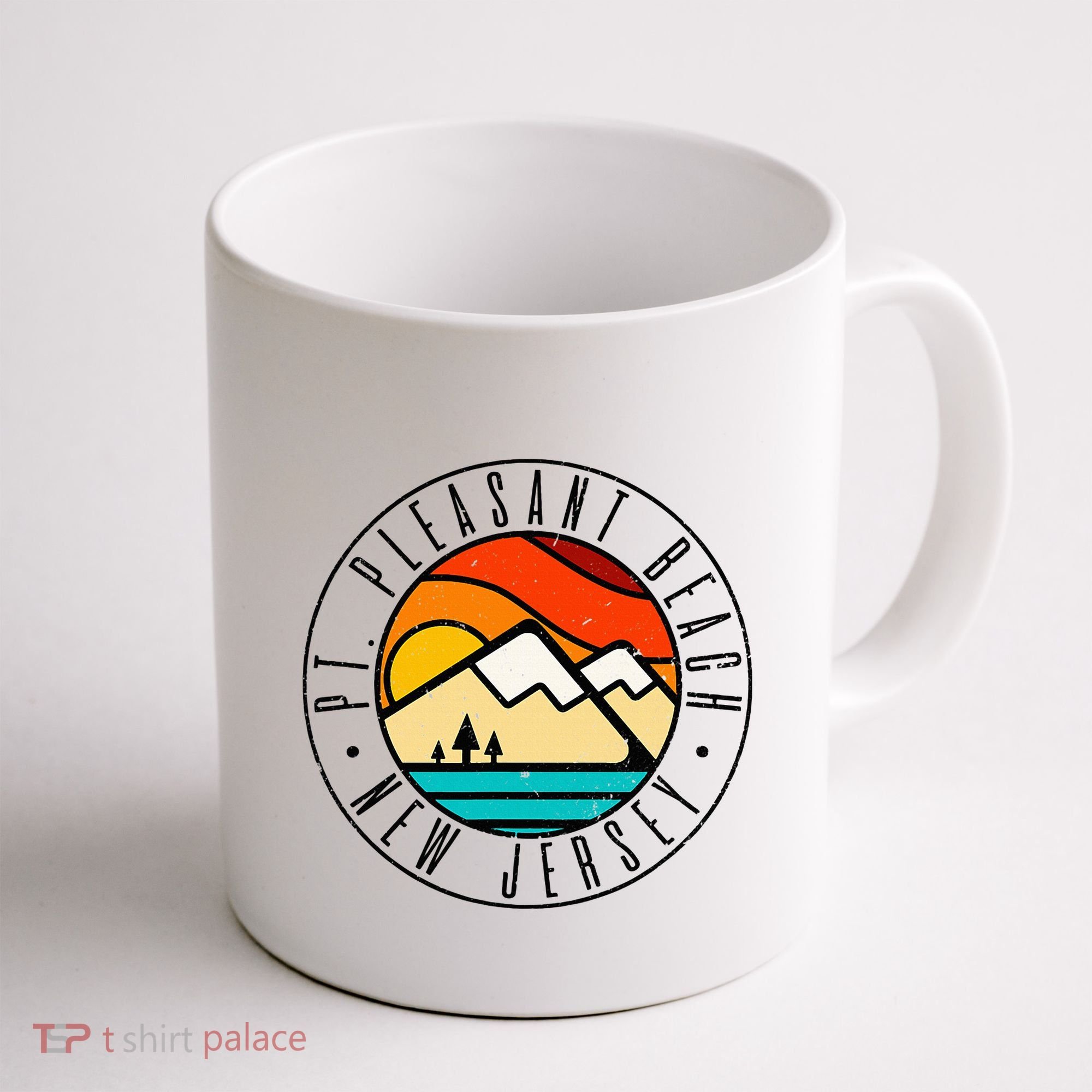 Minimalist Outdoors Pt. Pleasant Beach Point New Jersey Nj Coffee Mug