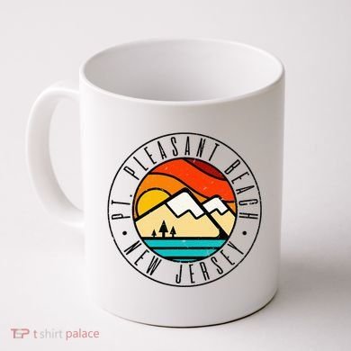 Minimalist Outdoors Pt. Pleasant Beach Point New Jersey Nj Coffee Mug