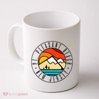 Minimalist Outdoors Pt. Pleasant Beach Point New Jersey Nj Coffee Mug thumb 0