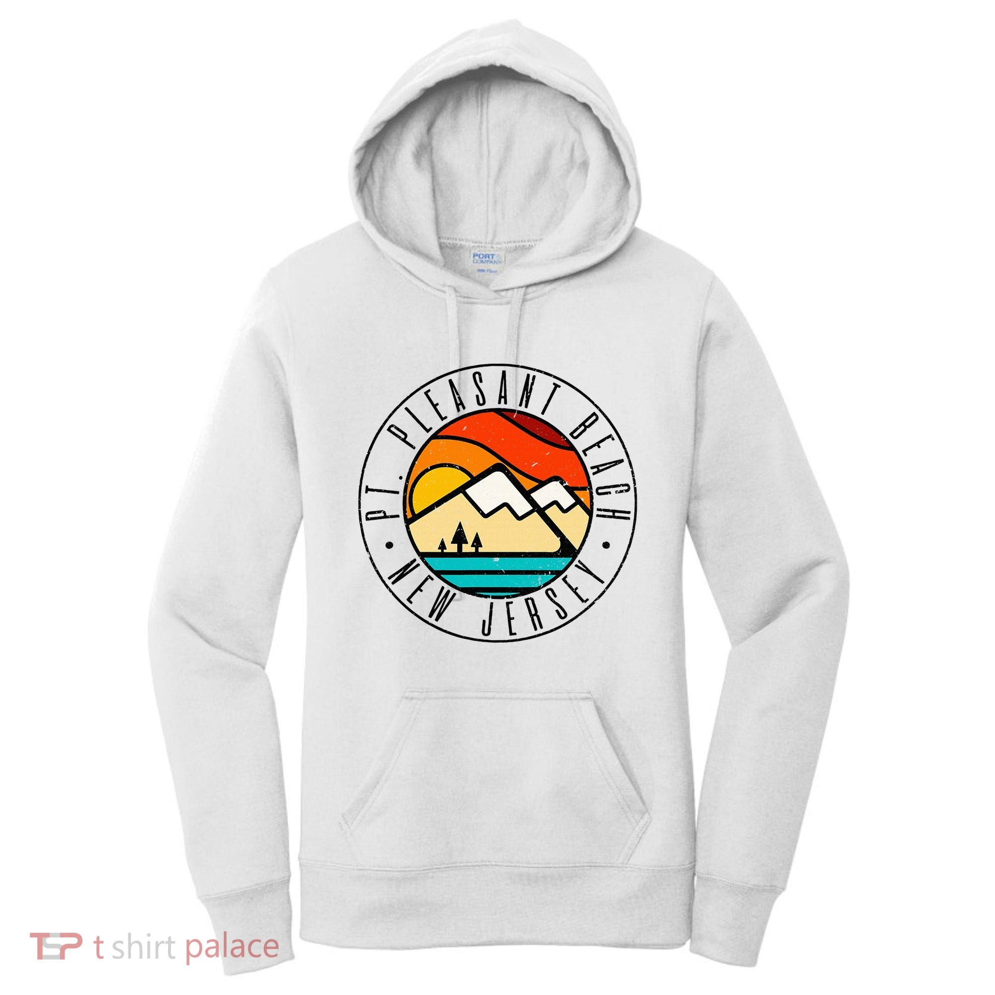 Minimalist Outdoors Pt. Pleasant Beach Point New Jersey Nj Women's Hoodie