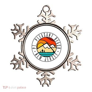 Minimalist Outdoors Pt. Pleasant Beach Point New Jersey Nj Ornament