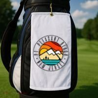 Minimalist Outdoors Pt. Pleasant Beach Point New Jersey Nj Golf Towel thumb 2