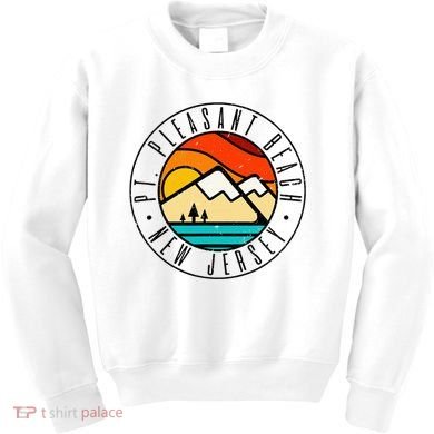 Minimalist Outdoors Pt. Pleasant Beach Point New Jersey Nj Kids Sweatshirt