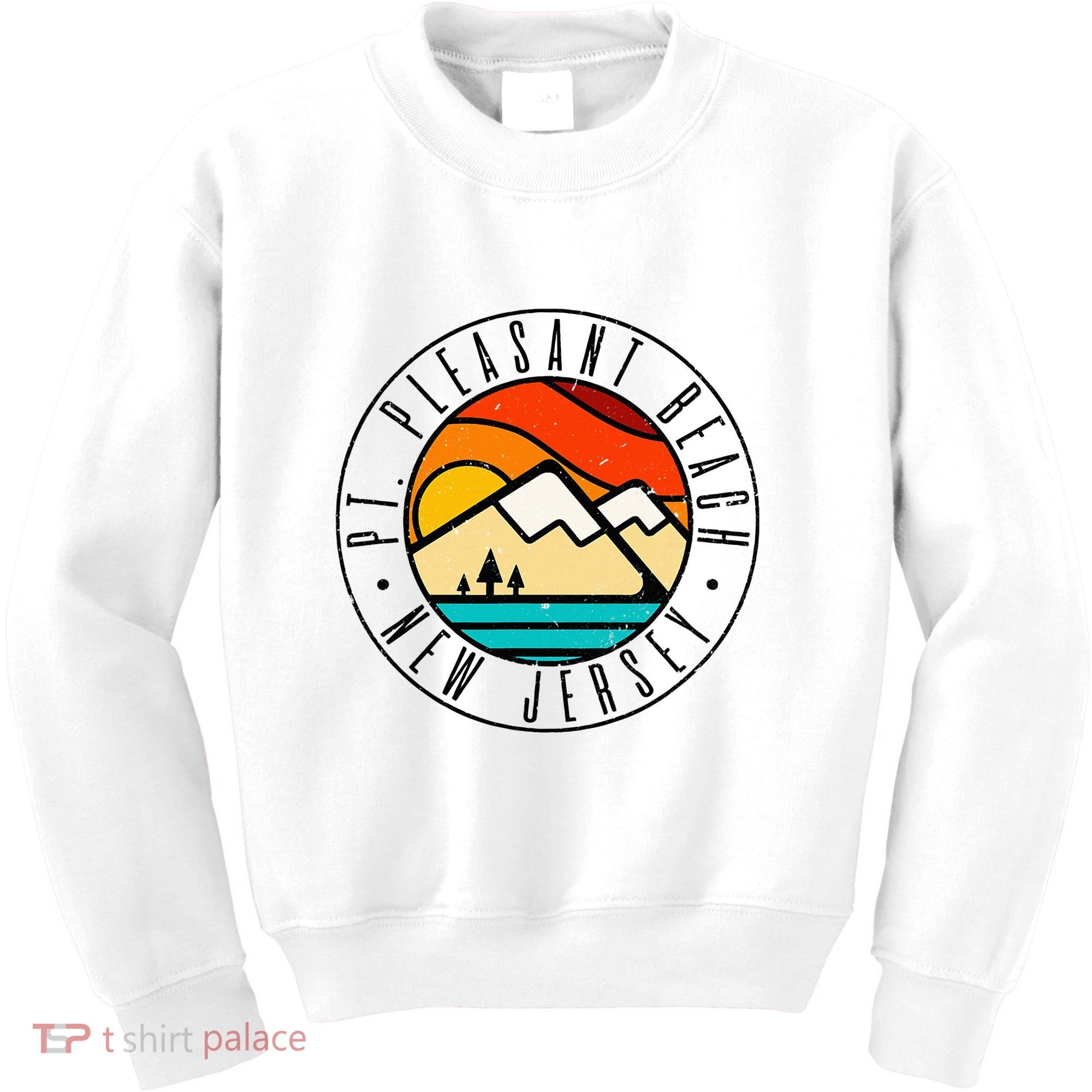 Minimalist Outdoors Pt. Pleasant Beach Point New Jersey Nj Kids Sweatshirt