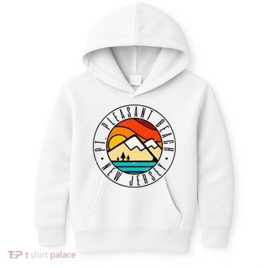 Minimalist Outdoors Pt. Pleasant Beach Point New Jersey Nj Kids Hoodie