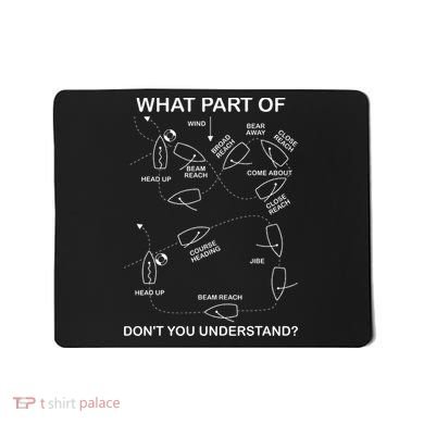 Man Overboard Prodcedure Sailing Ship Sailor Mousepad