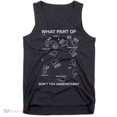 Man Overboard Prodcedure Sailing Ship Sailor Tank Top