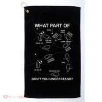Man Overboard Prodcedure Sailing Ship Sailor Golf Towel thumb 0