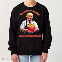 Move Over Ronald Heres Comes Donald Women's Sweatshirt thumb 0