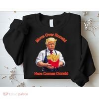 Move Over Ronald Heres Comes Donald Sweatshirt thumb 2