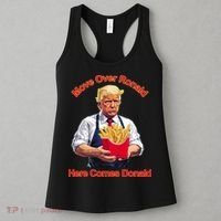 Move Over Ronald Heres Comes Donald Women's Tank Top thumb 3