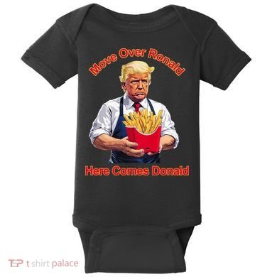 Move Over Ronald Heres Comes Donald Baby Bodysuit