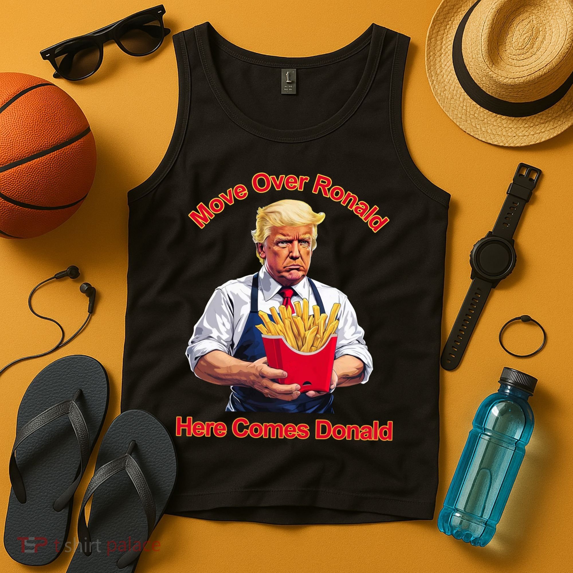 Move Over Ronald Heres Comes Donald Tank Top