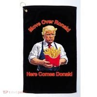 Move Over Ronald Heres Comes Donald Golf Towel thumb 0