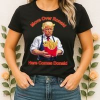 Move Over Ronald Heres Comes Donald Women's T-Shirt thumb 2