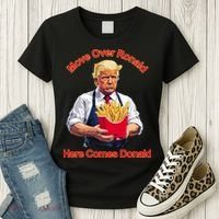 Move Over Ronald Heres Comes Donald Women's T-Shirt thumb 3