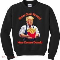 Move Over Ronald Heres Comes Donald Kids Sweatshirt thumb 0