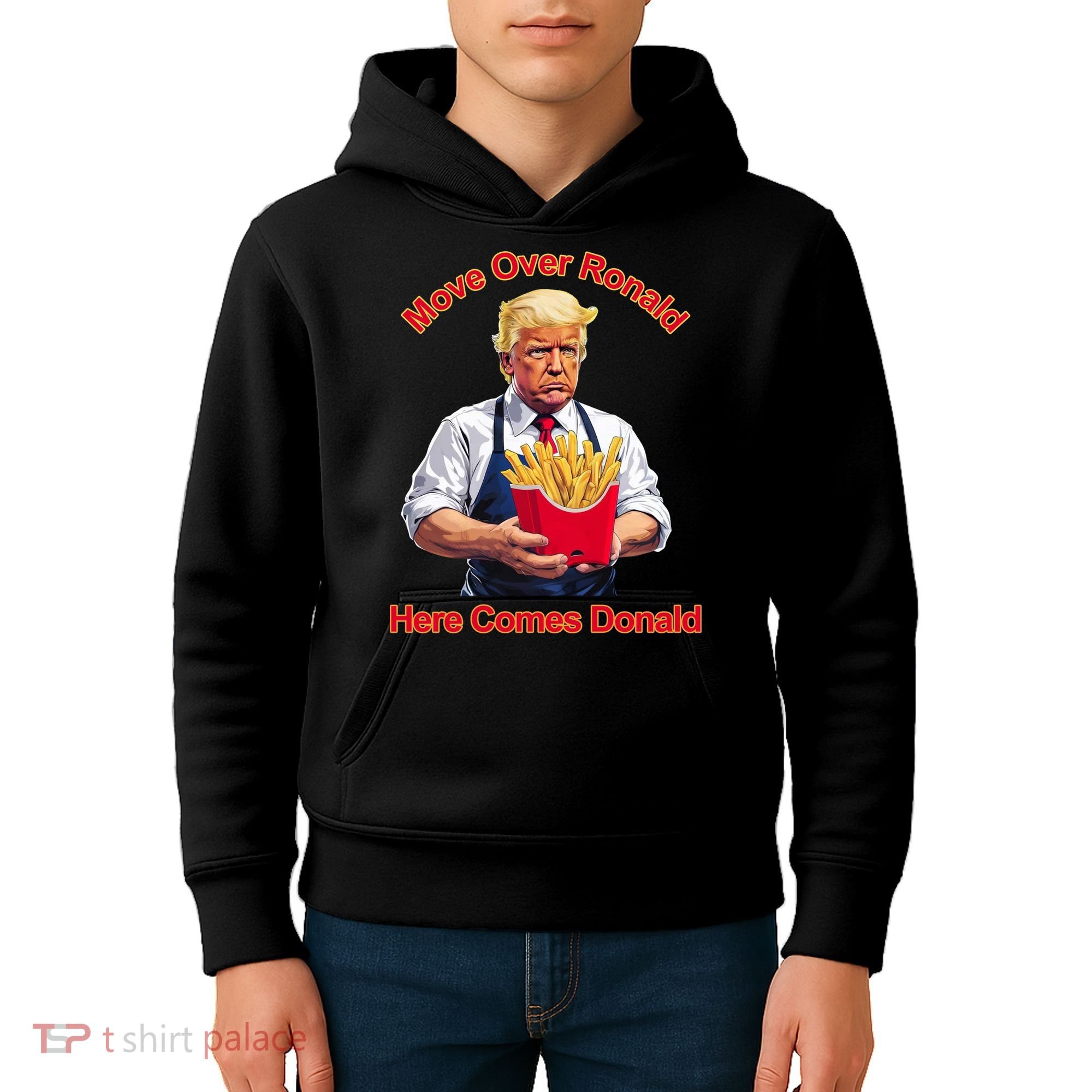 Move Over Ronald Heres Comes Donald Kids Hoodie