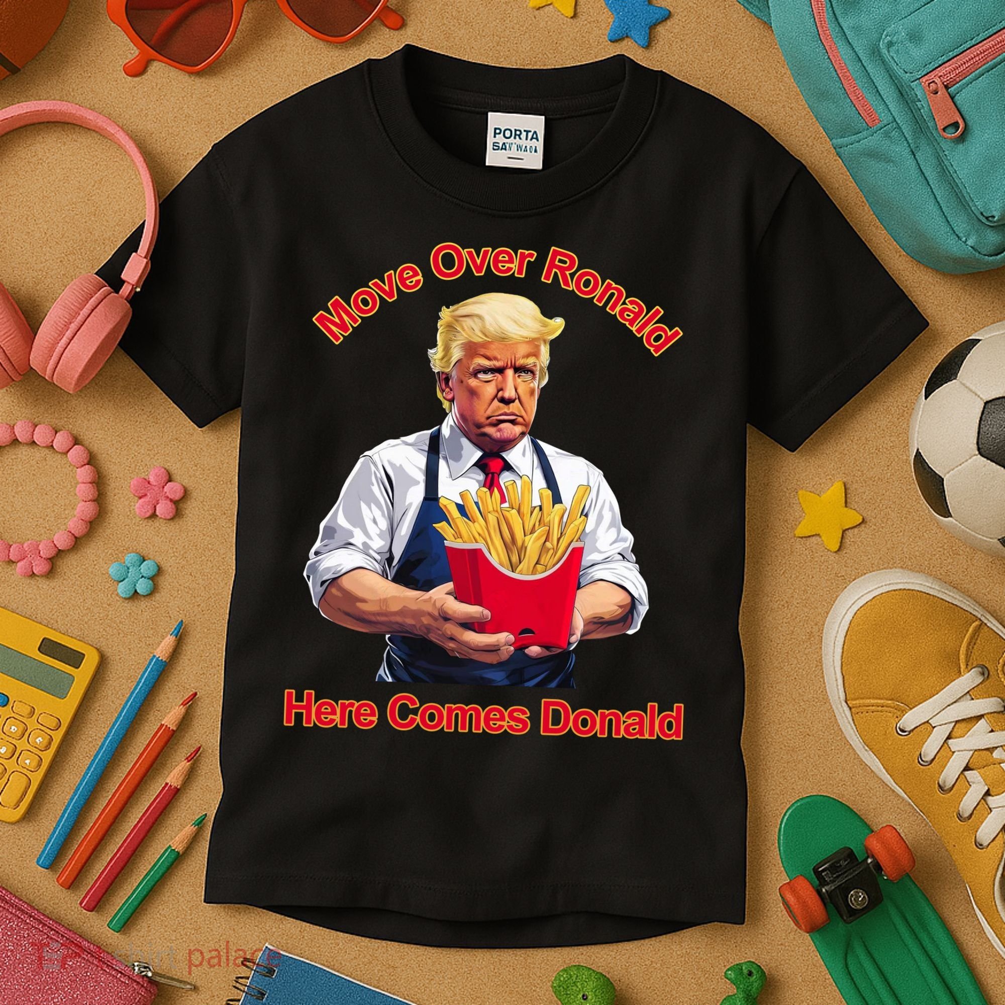 Move Over Ronald Heres Comes Donald Kids T-Shirt