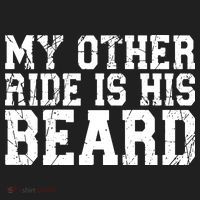 My Other Ride Is His Beard Women's Sweatshirt thumb 2