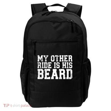 My Other Ride Is His Beard Backpack