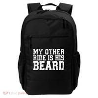My Other Ride Is His Beard Backpack thumb 0
