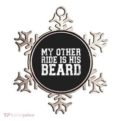 My Other Ride Is His Beard Ornament