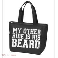 My Other Ride Is His Beard Tote Bag thumb 3
