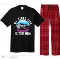 My Other Ride Is Your Mom Funny Retro Muscle Car Pajama Set thumb 0