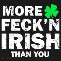 More Feck'n Irish Than You Funny Women's Hoodie thumb 2