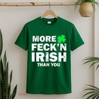 More Feck'n Irish Than You Funny T-Shirt thumb 2