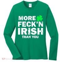 More Feck'n Irish Than You Funny Women's Long Sleeve Shirt thumb 0